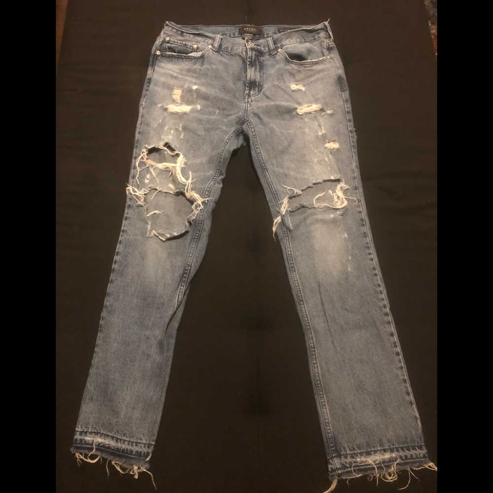 Ripped slim jeans from Pacsun